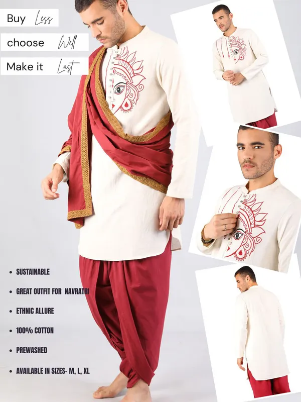 Men's_Cotton_Embroidered_Ethnic_Navratri_Kurta