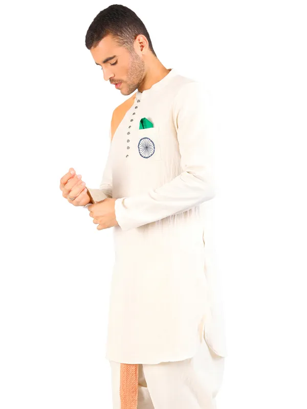Men's_Cotton_tricolor_ethnic_Kurta_(1pc)