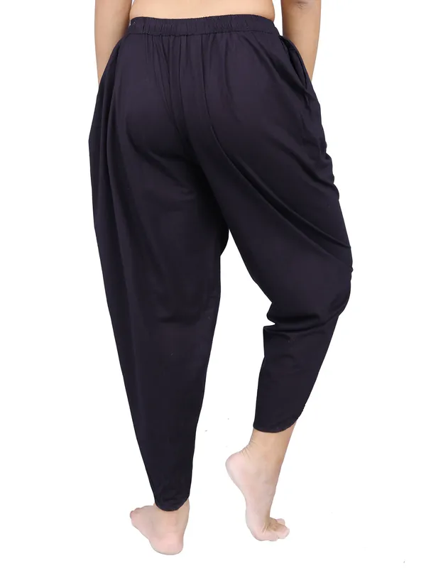SATAV_Black_Pure_Cotton_Regular_Dhoti_For_Women
