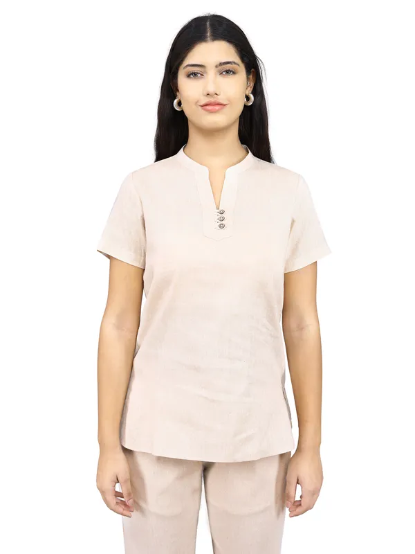 SATAV_Cotton_Linen_Kurta_and_Pant_co-ord_Set_for_women
