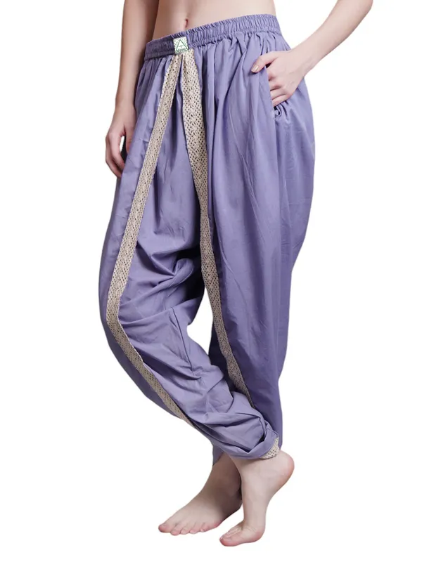 SATAV_Grey_Women_Dhoti_Pants_with_Drawstring_Waist