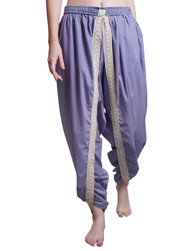 SATAV_Grey_Women_Dhoti_Pants_with_Drawstring_Waist