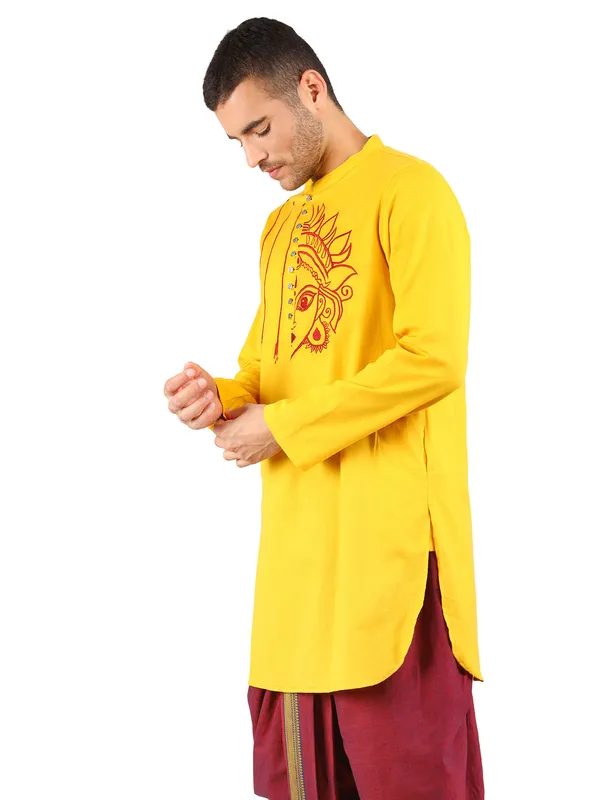 SATAV_Men's_Cotton_Embroidered_Ethnic_Navratri_Kurta