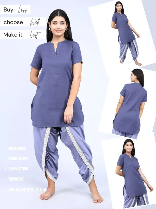 SATAV_Pure_Cotton__Kurta_and_Dhoti_Pant_Set_for_women