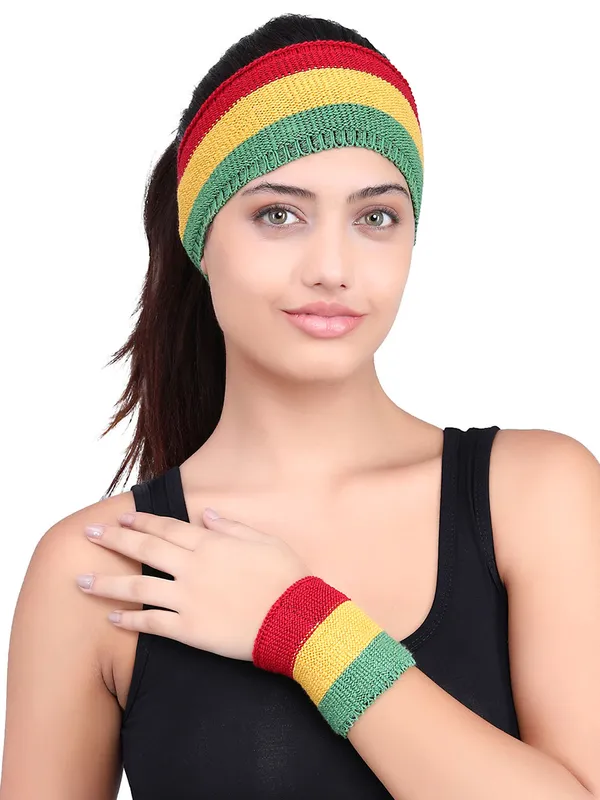 SATAV_Sports_Set_of_Unisex_Cotton_Headband_and_Wristbands_for_Running_Gym_Yoga