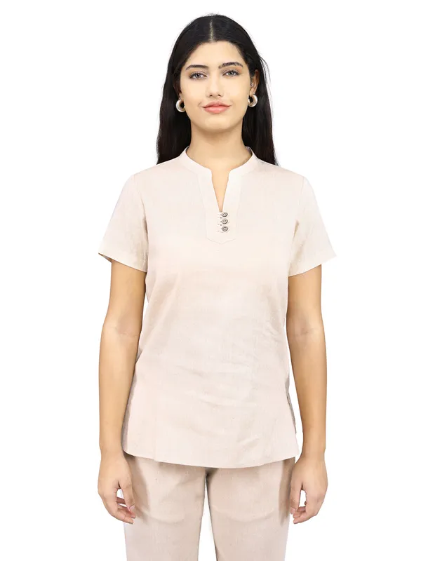 SATAV__Cotton_Linen_Kurta_Suitable_for_Women