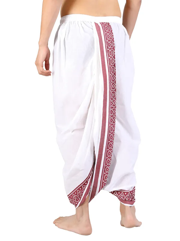 Satav_Batik_Block_printed_Cotton_Pull-on_Pleated_Dhoti_Pants_Traditional_Festive_Wear_