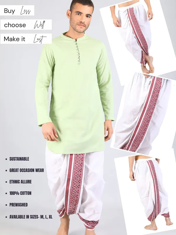Satav_Batik_Block_printed_Cotton_Pull-on_Pleated_Dhoti_Pants_Traditional_Festive_Wear_