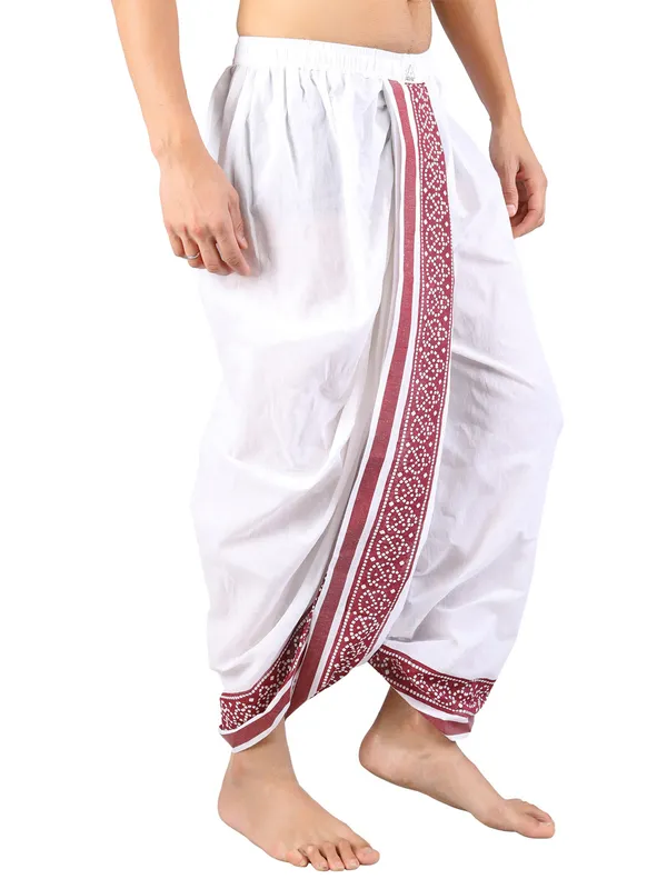 Satav_Batik_Block_printed_Cotton_Pull-on_Pleated_Dhoti_Pants_Traditional_Festive_Wear_