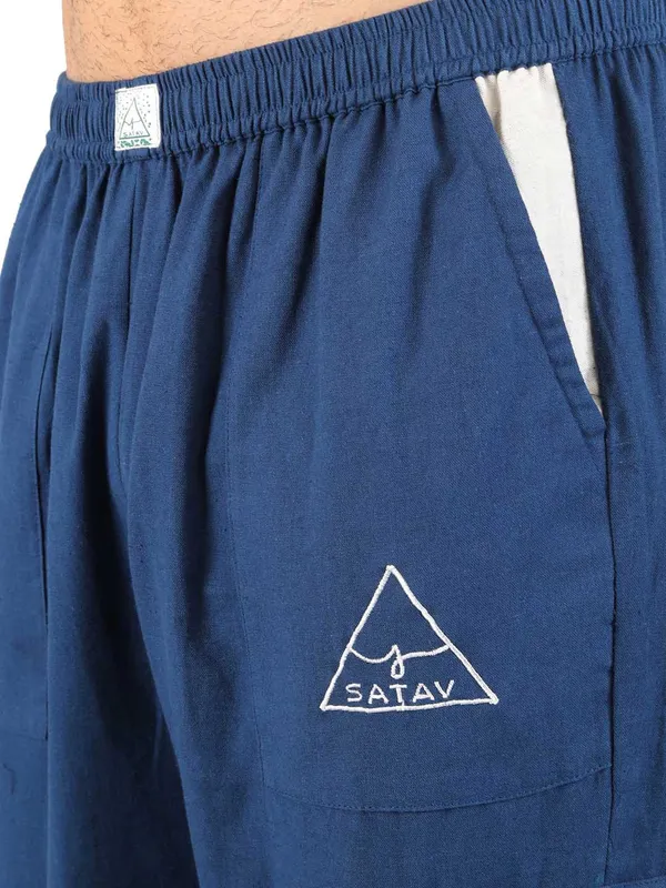 Satav_Cotton_Pull-on_Trendy_blue_Cargo_Yoga_Pants