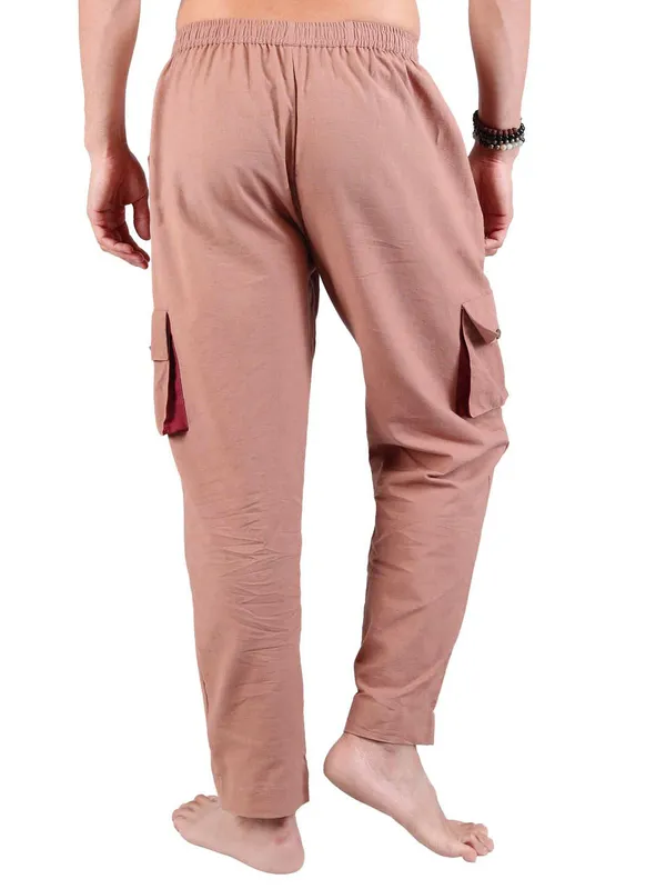 Satav_Men’s__cotton_trendy_brown_Pant