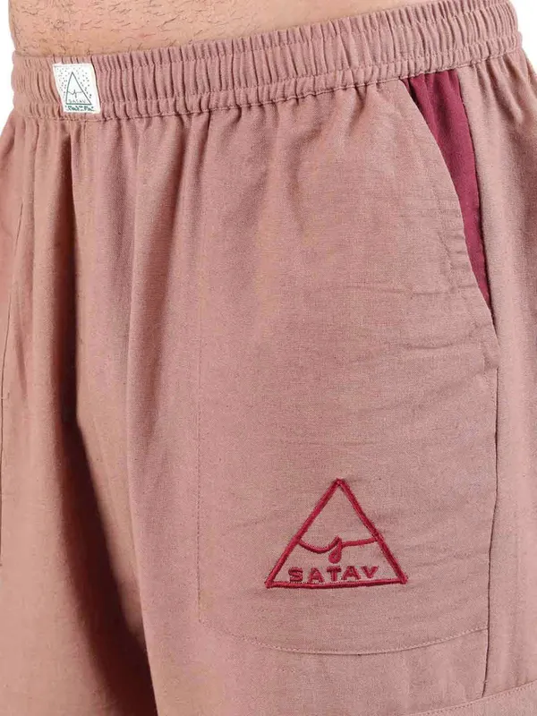 Satav_Men’s__cotton_trendy_brown_Pant