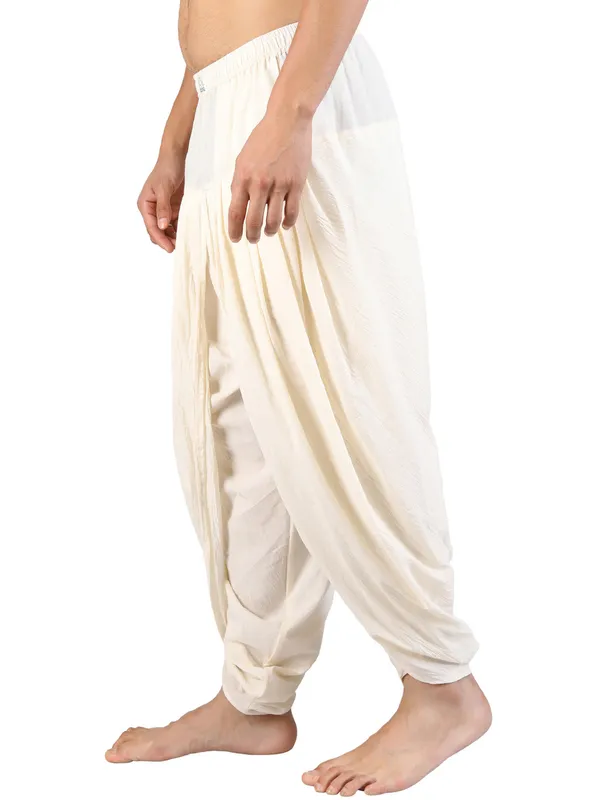 Satav_Pure_Cotton_Pull-on_Pleated_Dhoti_Pants,_Traditional_Yoga_Meditation_Festive_Wear
