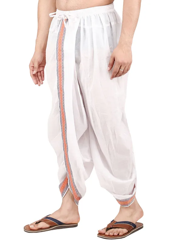 Satav_Pure_Cotton_Ready_to_Wear_Dhoti_Pants_with_Jacquard_Border