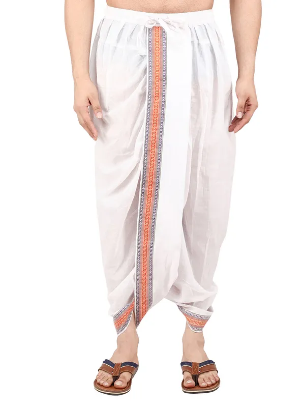 Satav_Pure_Cotton_Ready_to_Wear_Dhoti_Pants_with_Jacquard_Border
