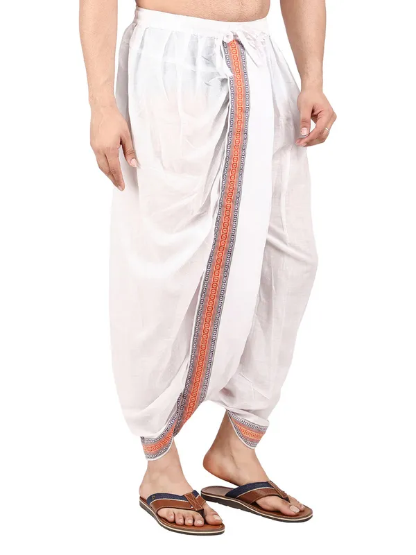 Satav_Pure_Cotton_Ready_to_Wear_Dhoti_Pants_with_Jacquard_Border