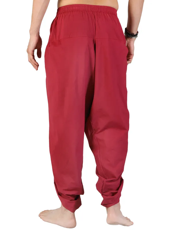 Satav_hand_woven_Cotton_Pull-on_Pleated_Dhoti_Pants,_Traditional_Festive_Wear