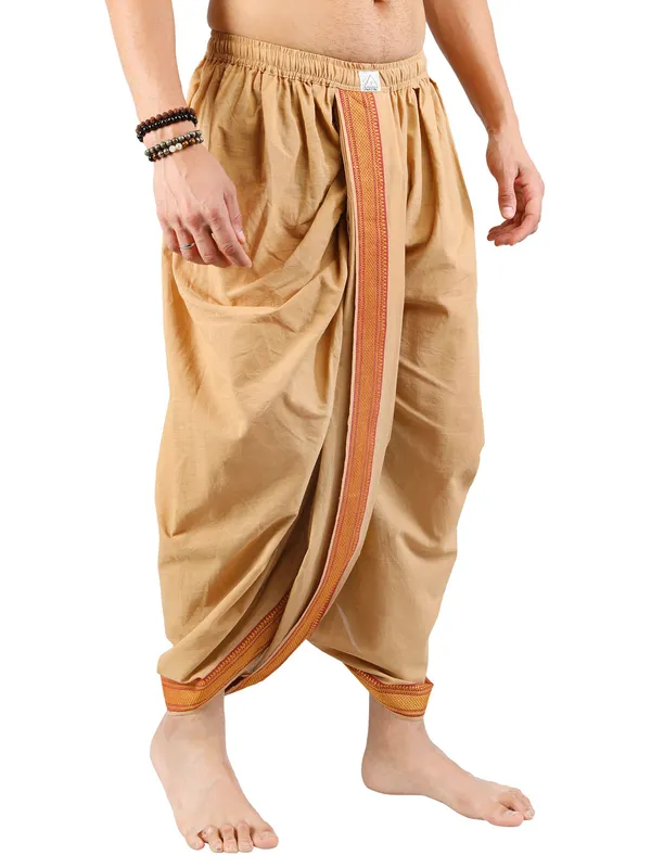 Satav_hand_woven_Cotton_Pull-on_Pleated_Dhoti_Pants,_Traditional_Festive_Wear_