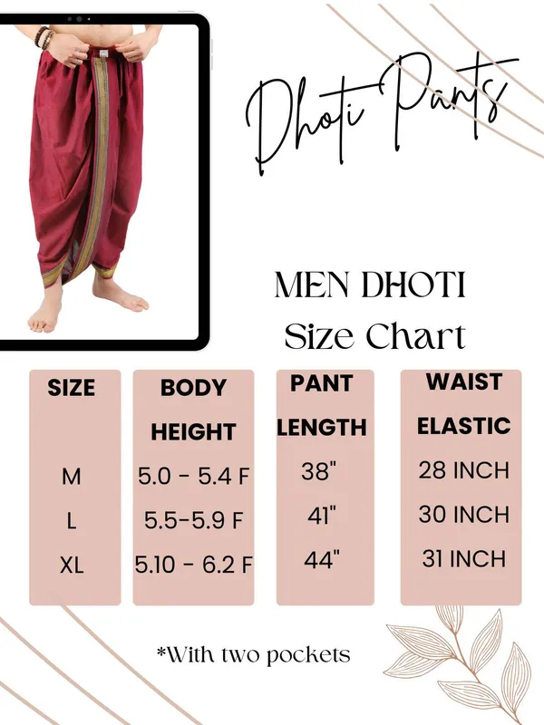 Satav_hand_woven_Cotton_Pull-on_Pleated_Dhoti_Pants,_Traditional_Festive_Wear_