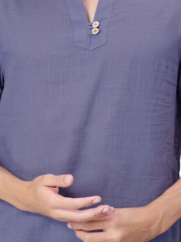 Grey_Pure_Cotton_Regular_Kurta_For_Mens