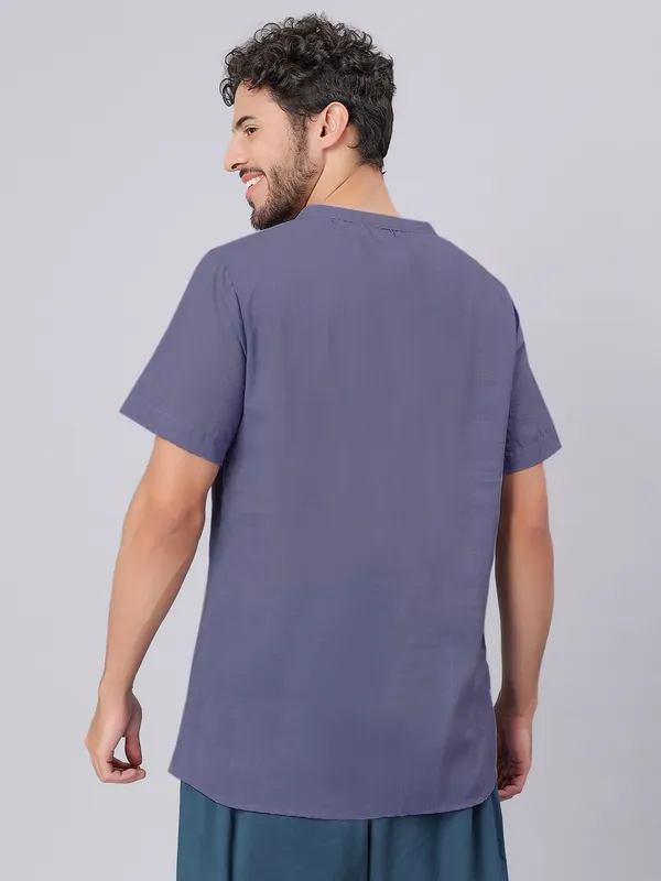 Grey_Pure_Cotton_Regular_Kurta_For_Mens