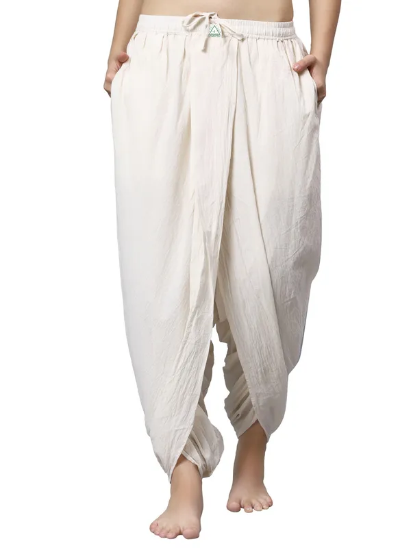 Off_White_Pure_Cotton_Regular_Dhoti_For_Women