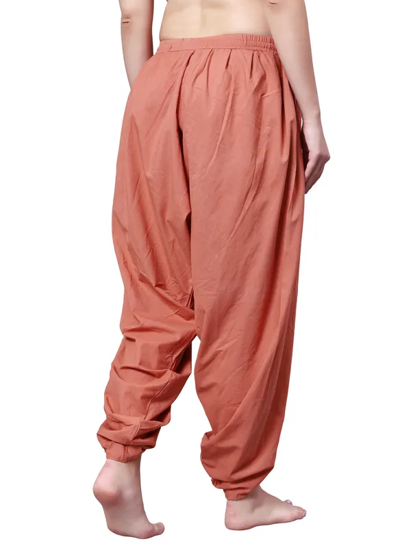 Saffron_Pure_Cotton_Regular_Dhoti_For_Women