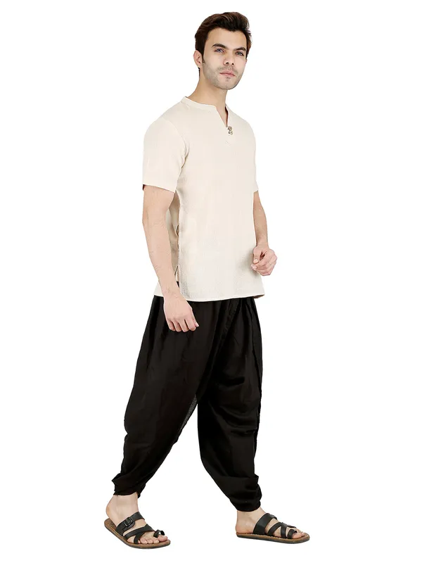 Black_Pure_Cotton_Regular_Dhoti_For_Mens