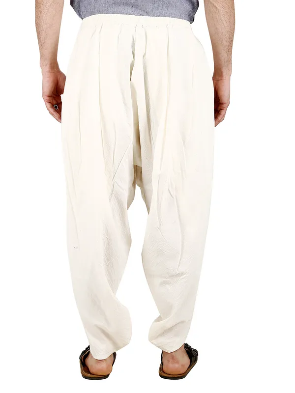 Off_White_Pure_Cotton_Regular_Dhoti_For_Mens