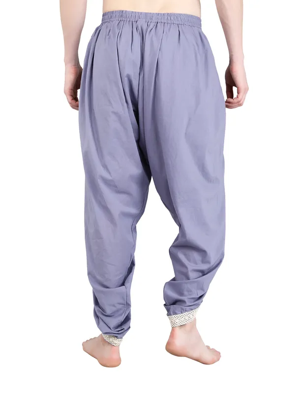 Grey_Men_Dhoti_Pants_with_Drawstring_Waist