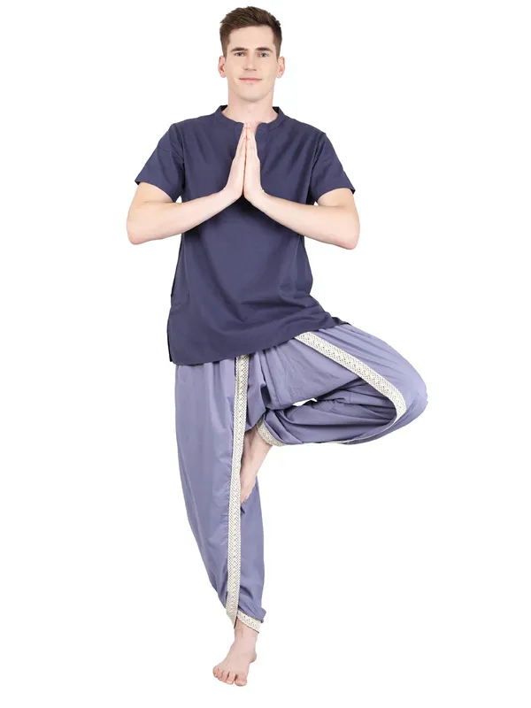 Grey_Men_Dhoti_Pants_with_Drawstring_Waist