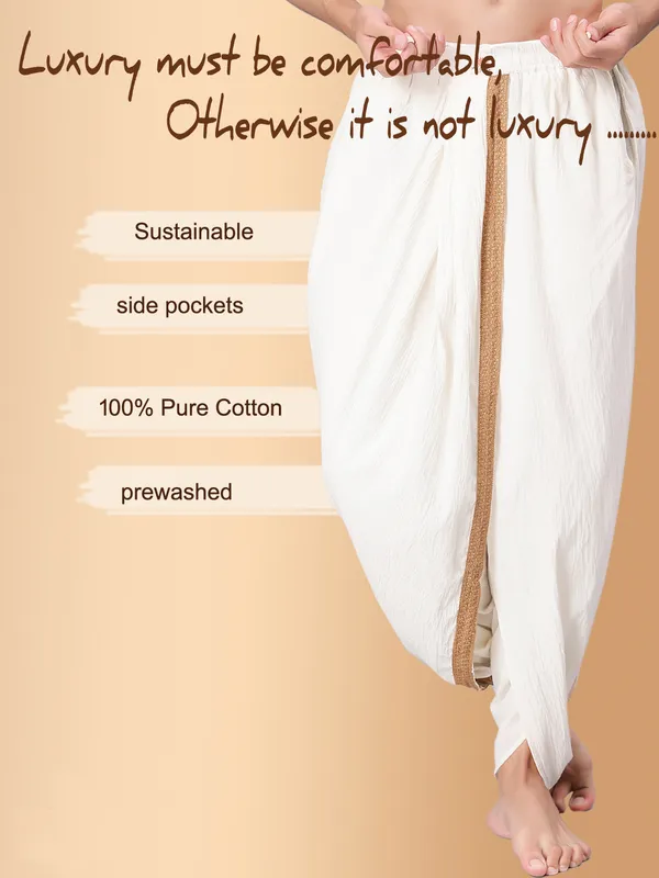 Off_White_Pure_Cotton_Regular_Dhoti_For_Mens