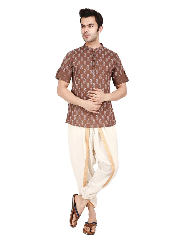 Off_White_Pure_Cotton_Regular_Dhoti_For_Mens