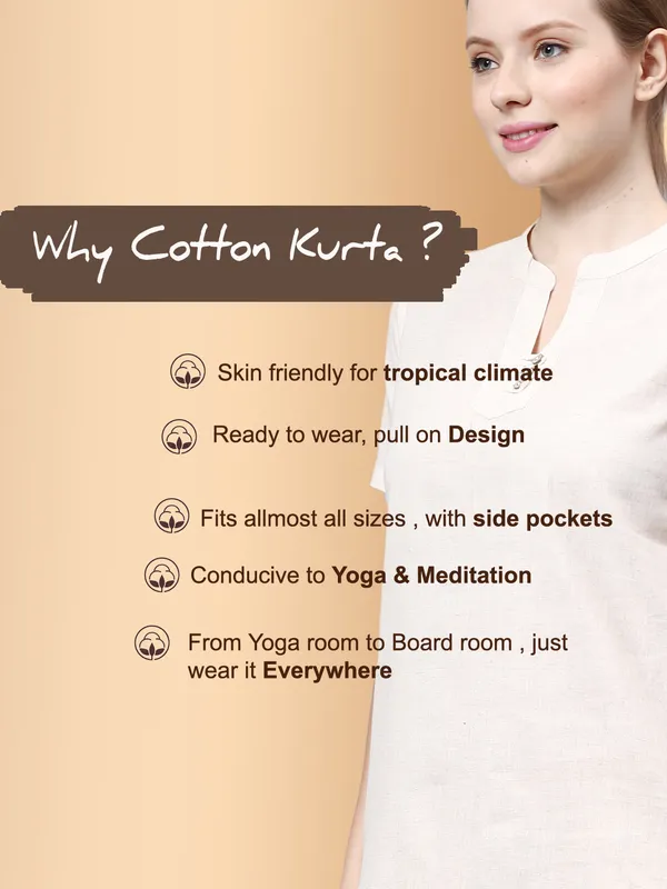 Off_White_Pure_Cotton_Regular_Kurta_For_Women