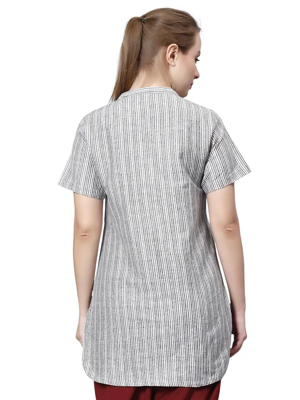 Black_Pure_Cotton_Regular_Kurta_For_Women
