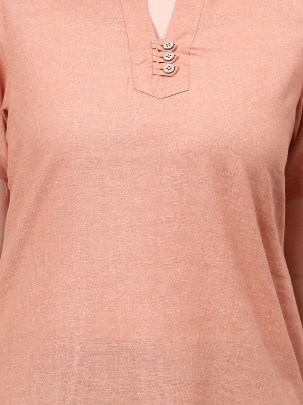Saffron_Pure_Cotton_Regular_Kurta_For_Women