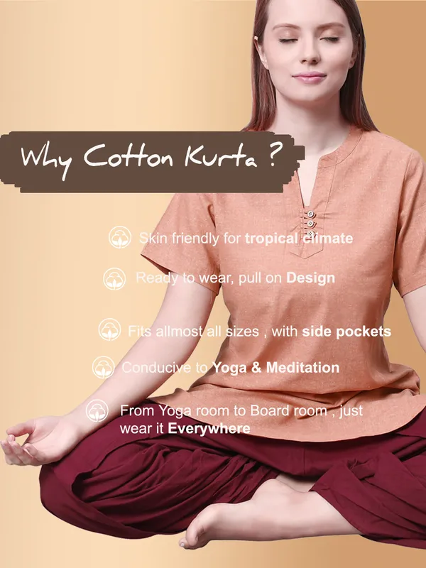 Saffron_Pure_Cotton_Regular_Kurta_For_Women
