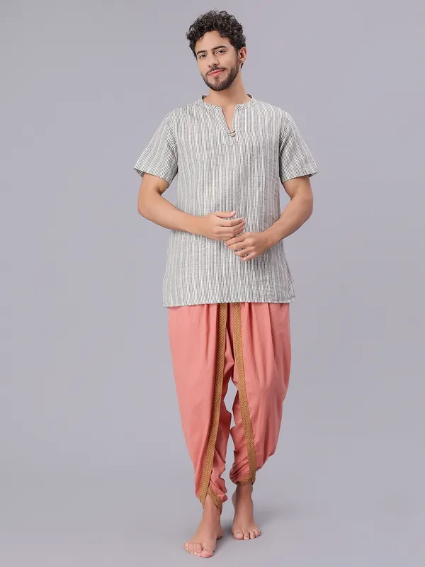 Black_Pure_Cotton_Regular_Kurta_For_Mens