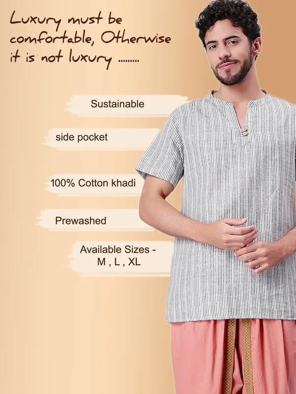 Black_Pure_Cotton_Regular_Kurta_For_Mens