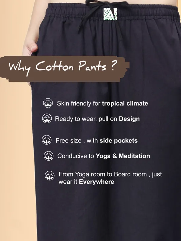 Black_Pure_Cotton_Regular_Yoga_Pant_For_Women