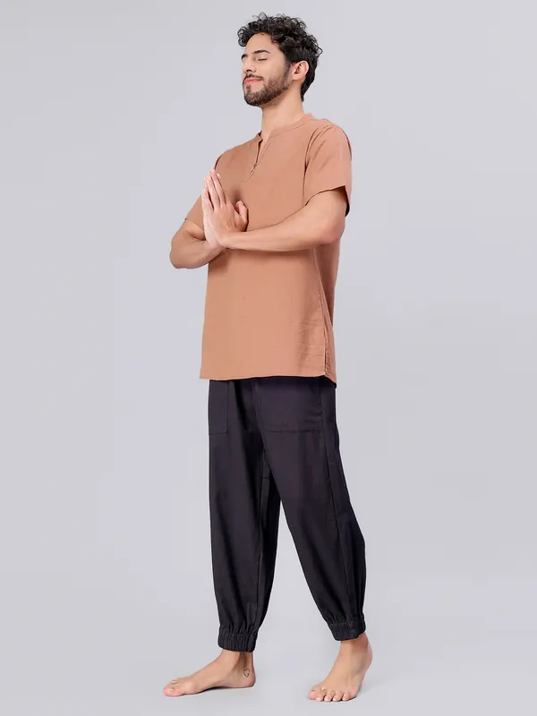 Black_Pure_Cotton_Regular_Yoga_Pant_For_Mens