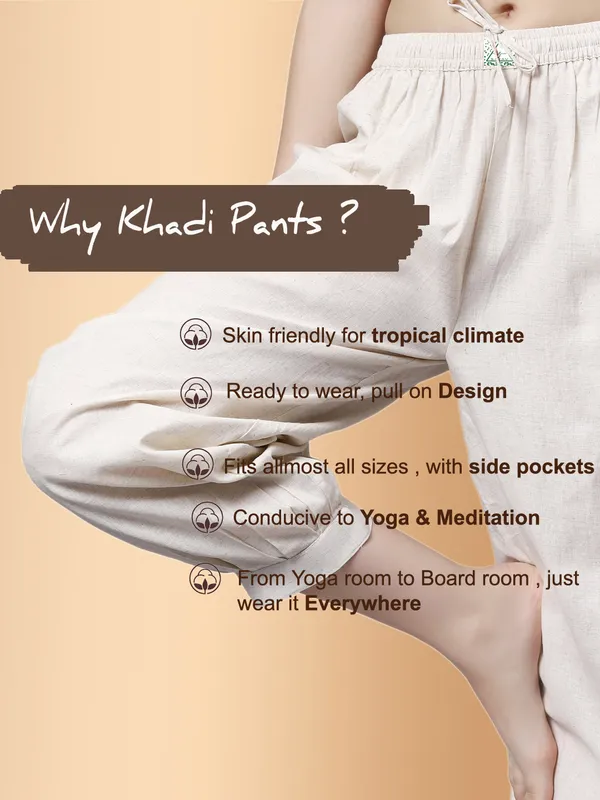 Off_White_Pure_Cotton_Regular_Yoga_Pant_For_Women