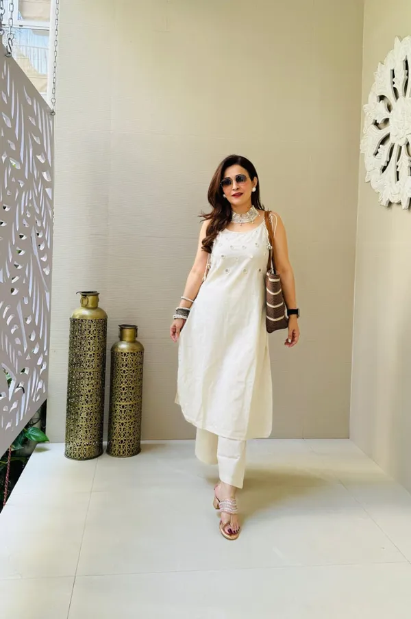 Off_White_Premium_Cotton_Slub_Co-ord_Set_For_Women