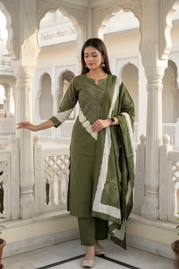 Elegant_Olive_Green_Readymade_Straight_Salwar_Suit_with_Dupatta_for_Women