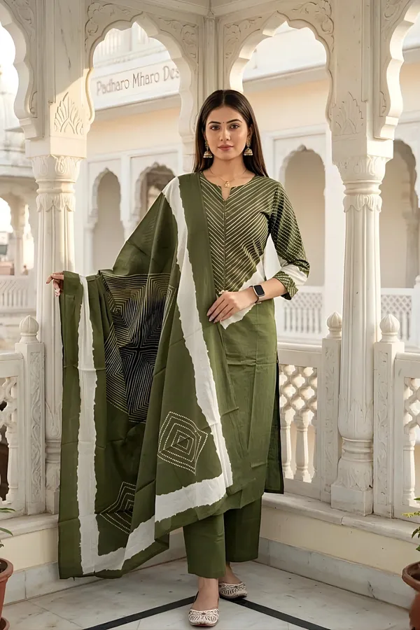 Elegant_Olive_Green_Readymade_Straight_Salwar_Suit_with_Dupatta_for_Women