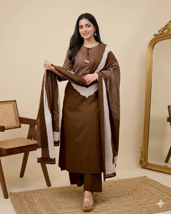 Stylish_Brown_Readymade_Straight_Salwar_Suit_with_Dupatta_for_Women