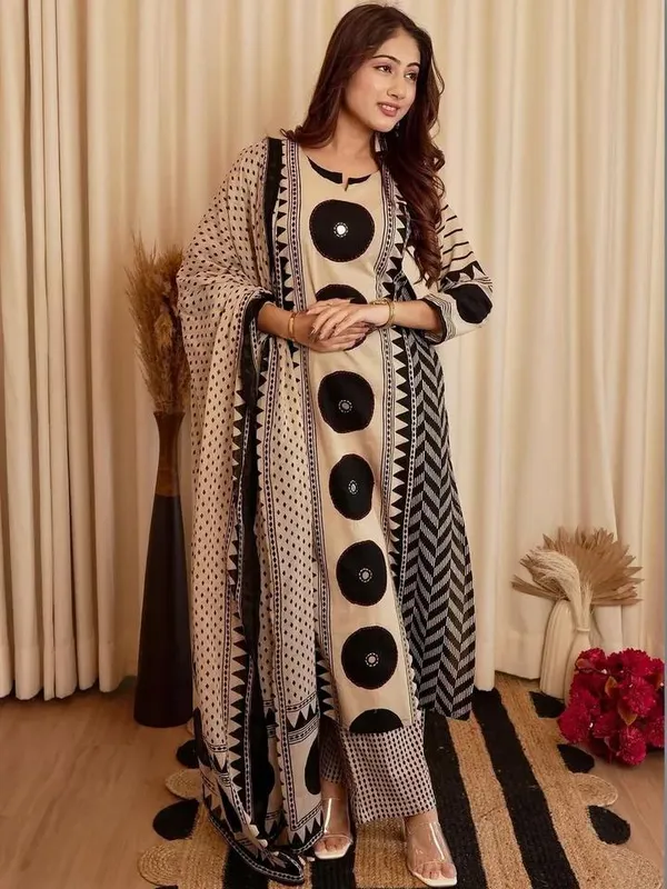 Women_Printed_Regular_Mirror_Work_Kurta_with_Trousers_&_With_Dupatta
