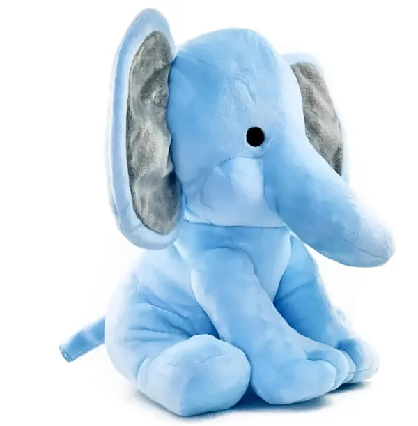Light_Blue_&_Grey_Plush_Elephant_Baby_Stuffed_Animal,_Soft_Cuddly_Toy_(35_Cm)
