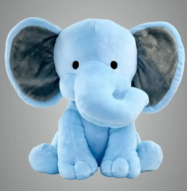 Light_Blue_&_Grey_Plush_Elephant_Baby_Stuffed_Animal,_Soft_Cuddly_Toy_(35_Cm)