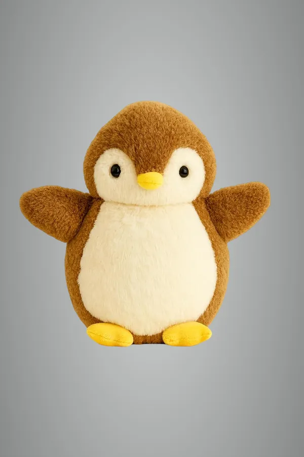 Brown_Plush_Fur_Penguin_Stuffed_Animal_Soft_Toy_(30_Cm)